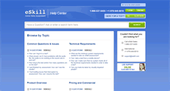 Desktop Screenshot of help.eskill.com